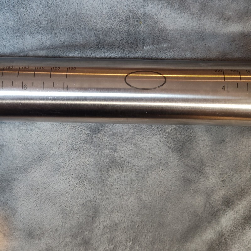 17inch Stainless Adjustable Rolling Pin with Removable Rings Thickness Control gallery