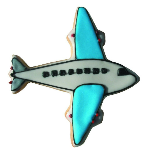 4" Airplane Aircraft Plane Cookie Cutter Pilot Flight Attendant Flying Party gallery