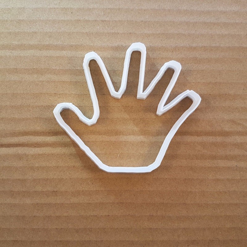 Hand Palm Finger High Five Shape Cookie Cutter Dough Biscuit Pastry Stencil gallery