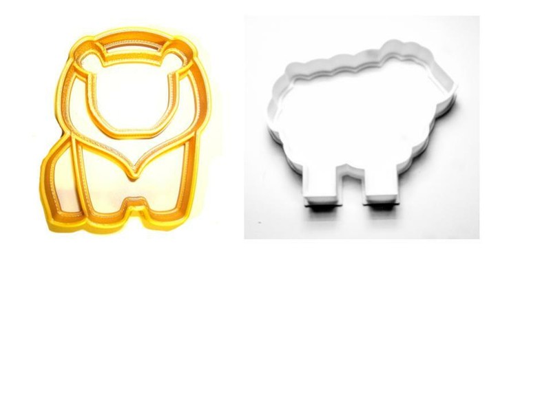 THE LION AND LAMB SHEEP BIBLICAL CHURCH STORY VERSE WILD COOKIE CUTTER PR1182 gallery