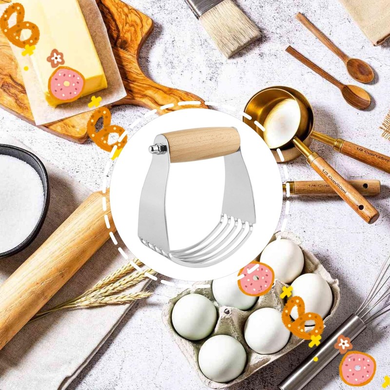 1 PCS Pastry Cutter Stainless Steel Butter Cutter Flour Mixer for Home Baking... gallery