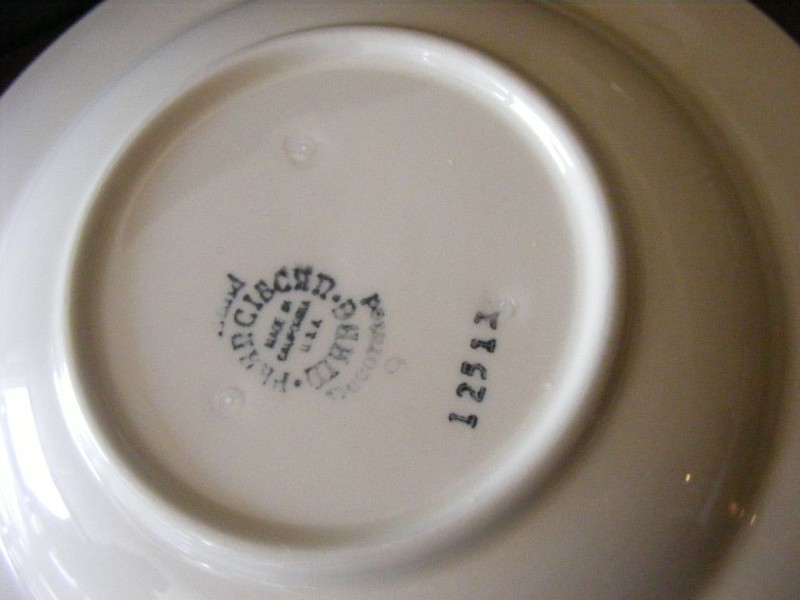 Franciscan Small Fruits Soup ~ Salad Bowl Vintage Fruit Old Mark California gallery