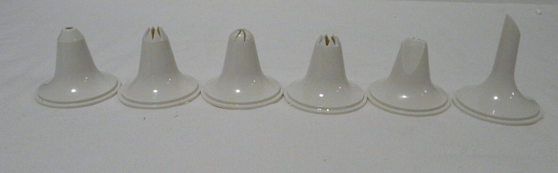 The Pampered Chef Easy Accent Decorator 1778 1775 6 TIPS ONLY Replacement Part gallery