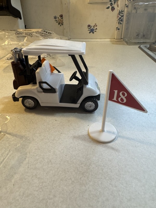 Golf Cart - Plastic Cake Topper gallery
