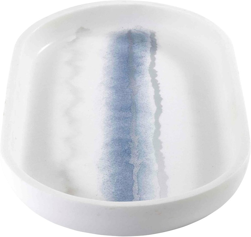 Avanti Linens - Vanity Tray, Resin Countertop Accessories, Marble White gallery