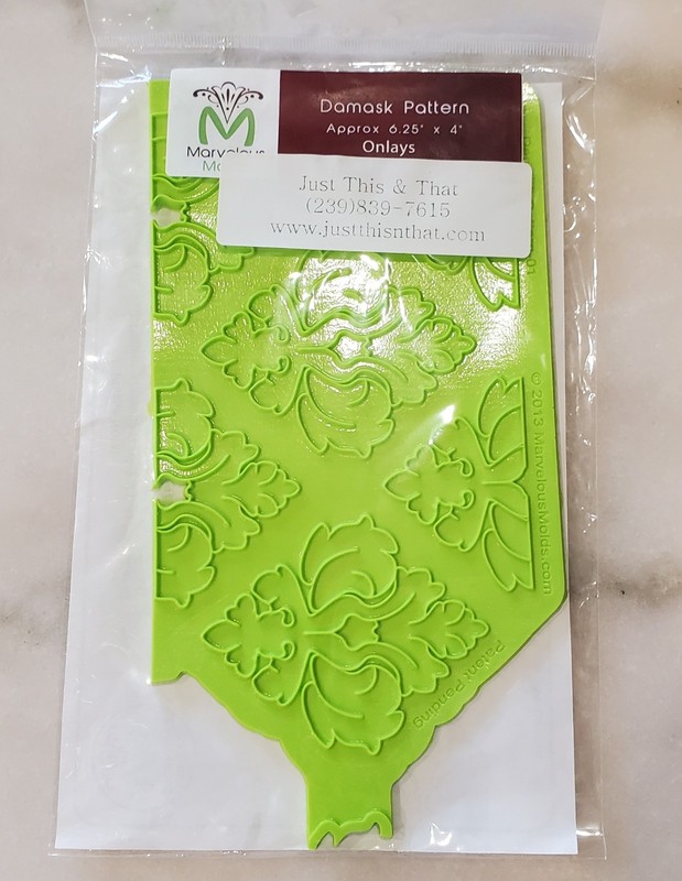 Marvelous Mold Damask Fondant Imprint