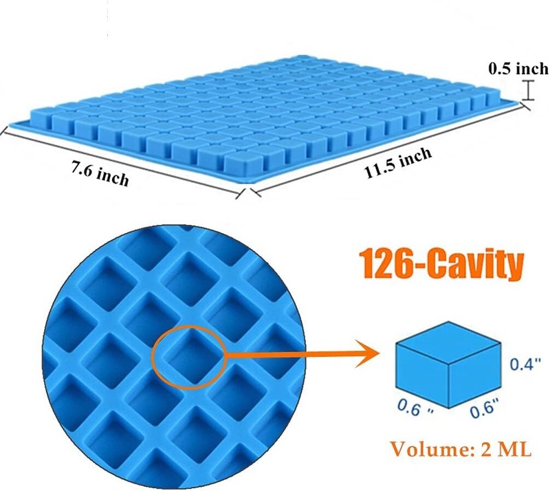 Square Candy Molds Silicone Molds For Hard Candy, Gummy, Caramels, Chocol gallery