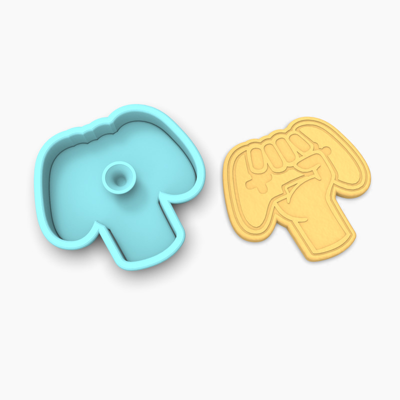 Video Game Fist Cookie Cutter & Stamp | Videos Controller Games Arcade gallery