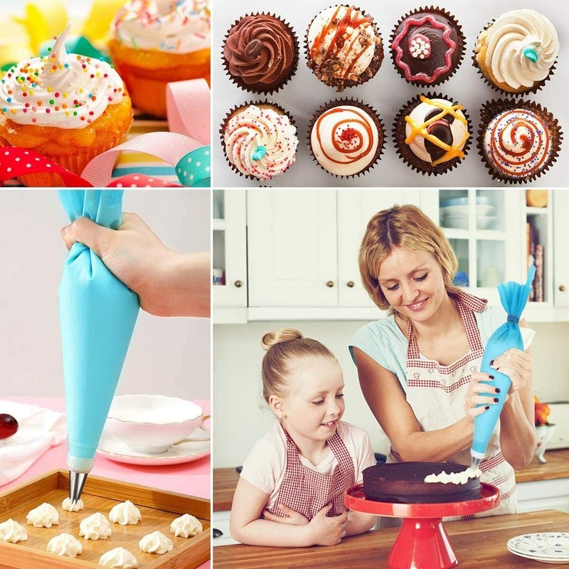 32+ Pc Set Cake Decorating Supplies Icing Nozzles Russian Piping Tips Holiday 💖 gallery