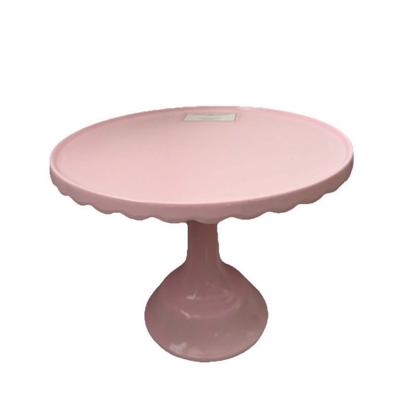Cupcakes and Cashmere Pink Melamine Cake Stand 8.5” Tall NEW gallery