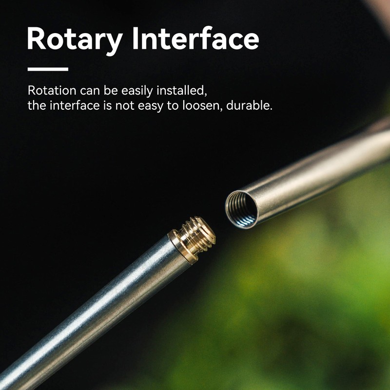 Titanium Chopsticks , Foldable Lightweight Reusable Camping Cutlery, Utensils... gallery