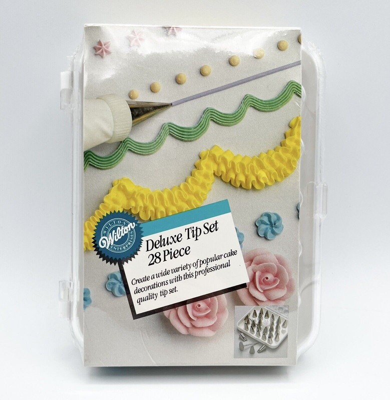 Wilton Deluxe Tip Set 28 Piece Cake Decorating Kit