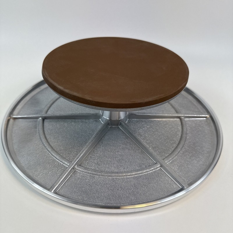 Revolving Cake Stand Turntable Decorating Rotating Aluminum New Pottery Wheel 12 gallery