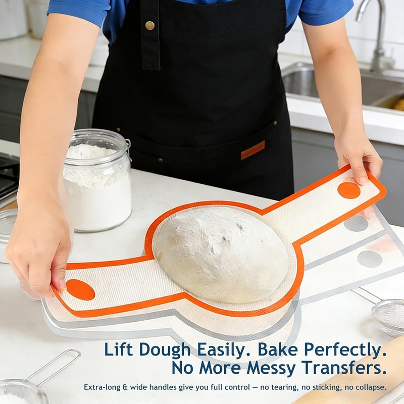 Silicone Bread Sling Oval & Round Dutch Oven Non Stick Reusable Silicone Baking gallery