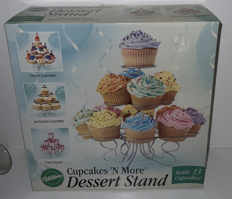 New Wilton Cupcakes N More Dessert Stand Sealed Packages