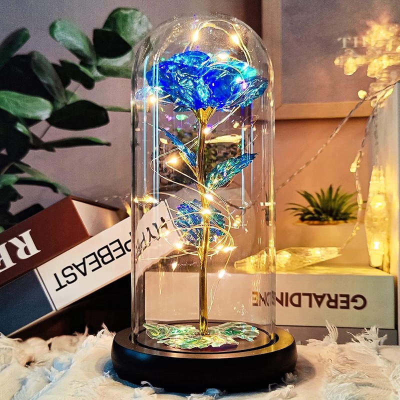Mother's Day Eternal Rose Flower LED Enchanted Galaxy Rose Girlfriend Gifts gallery