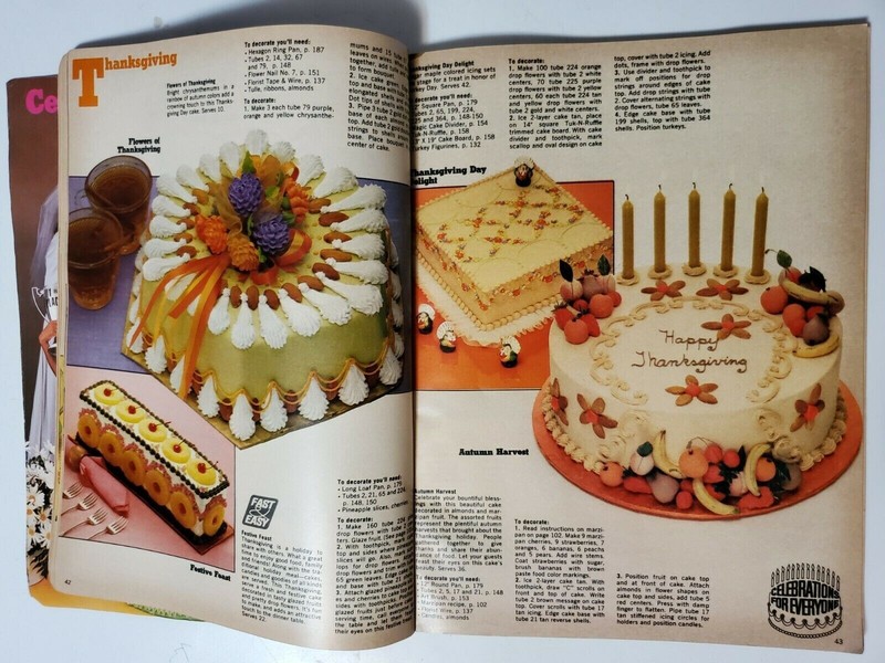Vintage The Wilton Yearbook Of Cake Decorating 1978 Beautiful Cakes 196 Pages gallery