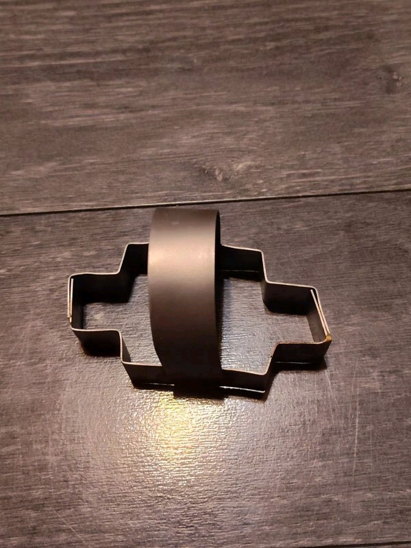 Homemade Chevy Emblem Cookie Cutter