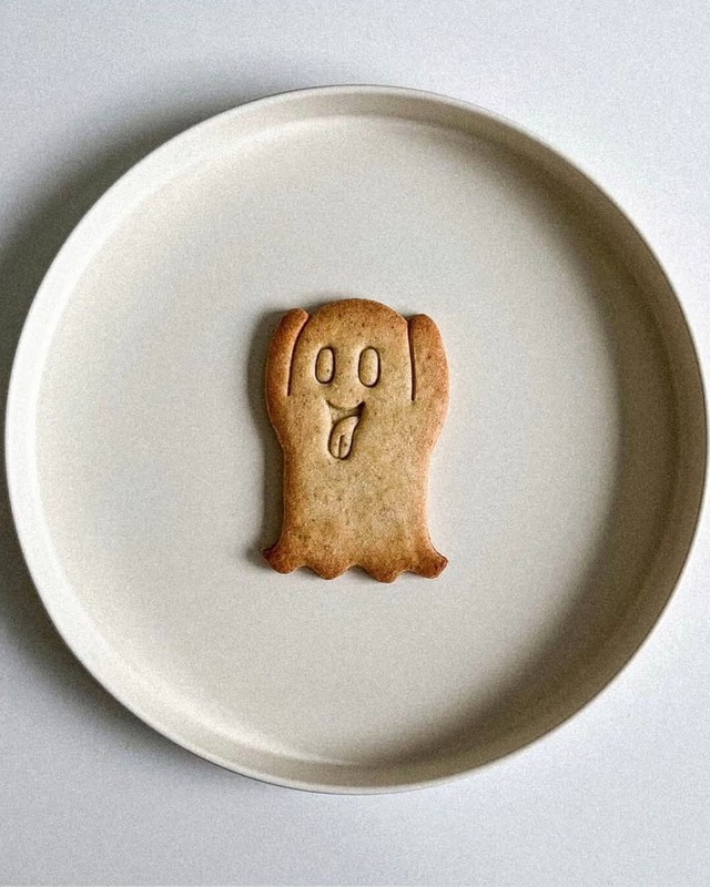 2 Cute Ghost Cookie Cutters Set - Halloween Haunted House spooky trick or treat gallery