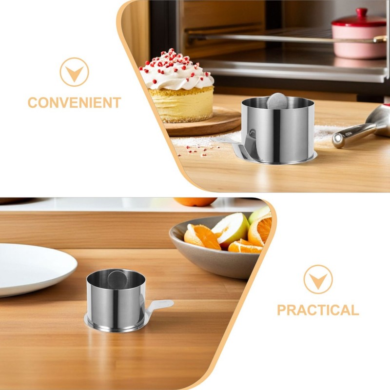 2 Set Seamless Mousse Circle Cake Mould Baking Forms Cakes Cutter Ring gallery