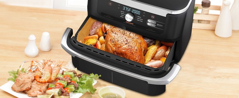 Air Fryer Liners,125PCS Air Fryer Liner Disposable Paper Air Fryer gallery