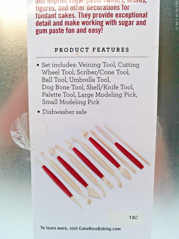 NEW Cake Boss 10 Piece Fondant Gum Paste Decorating Tool Kit Buddy gallery