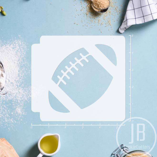 Football 783-A062 Stencil
