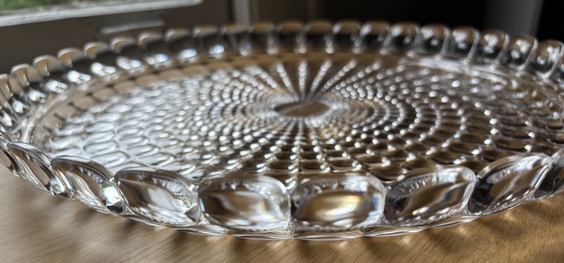 NEW Guzzini Tiffany Tortiera Cake Serving Set Clear Made In Italy 19950092 gallery