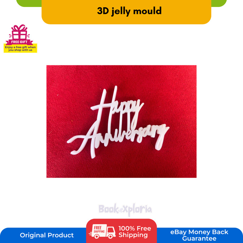 3D jelly mould CONGRATS, BEST WISHES, HAPPY ANNIVERSARY gallery