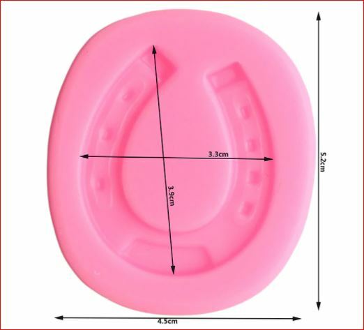 Horseshoe Silicone Mold 1.5" x 1.25" Small Fondant Chocolate Resin Candy Sugar gallery