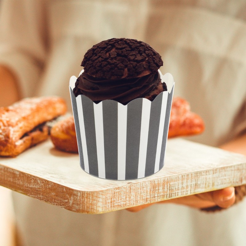 100Pcs Baking Cups Reusable Cake Packaging for Parties gallery