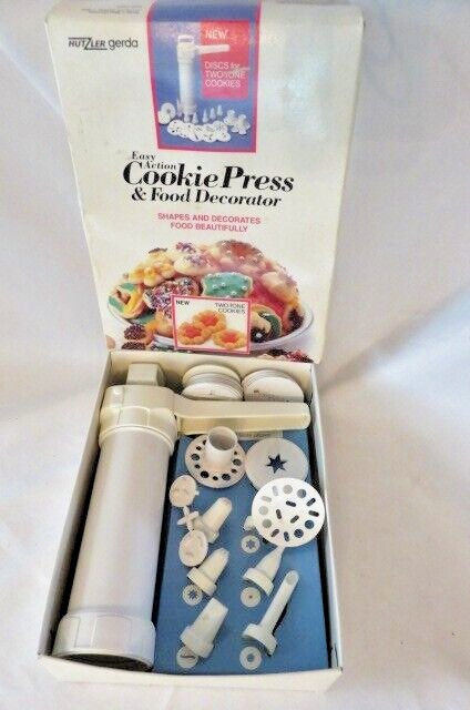 German Made Germany VTG Hutzler Gerda Easy Action Cookie Press & Food Decorator