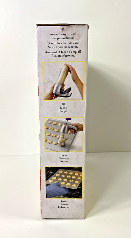 Wilton Preferred Press Cookie Press 13-Piece Set Metallic Soft-Grip Trigger gallery