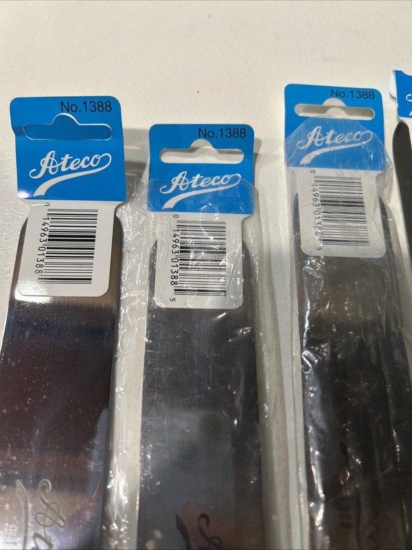 Set Of 3 Ateco Icing Knives #1388 1 #1375 gallery