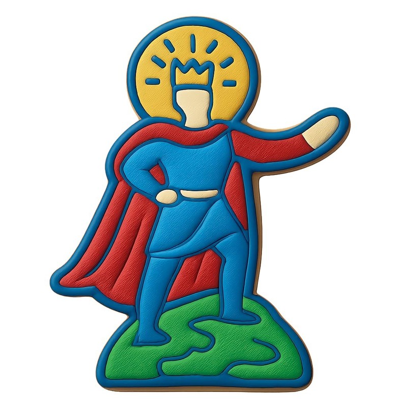 Majestic Demigod of the World Cookie Cutter & Stamp, Fondant & Clay - 4x2.6 gallery