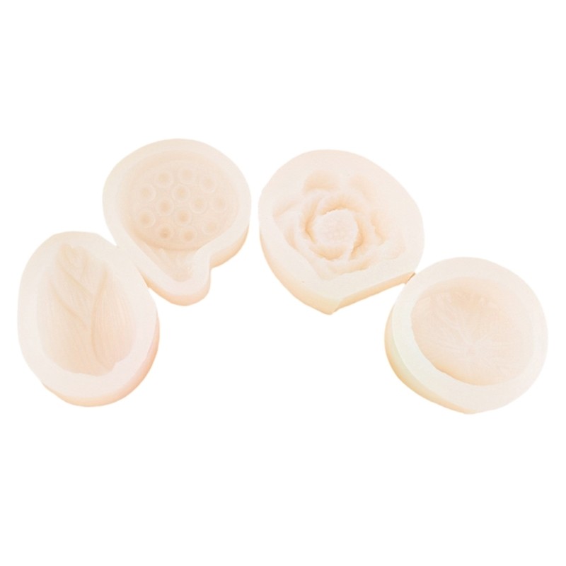 Professional Silicone Mold Lotuses Easy Demolding Chocolate Fondant Cake Mould gallery