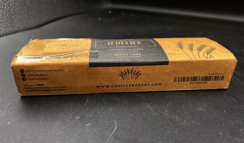 O’Delice Bakery Walnut Wood Edition Bread Lame New In Box Sour Dough Bread
