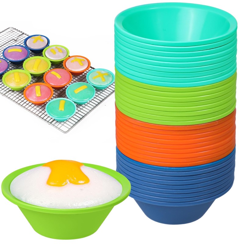 36 PCS 2.75 Inch Medium Silicone Puto Kutsinta Molder Filipino Dessert Cups