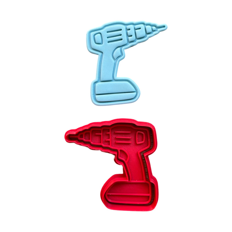 Tool set cookie cutter and embosser - father's day - drill, hammer, spanner, saw gallery
