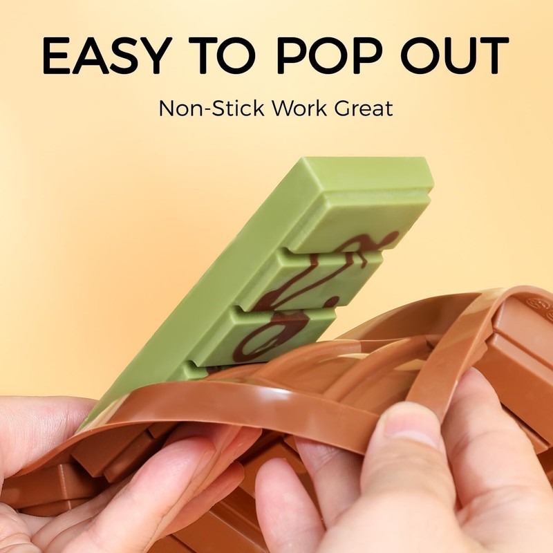 Professional Quality Silicone Chocolate Molds - Non-Stick, Food-Grade Set of 3 gallery
