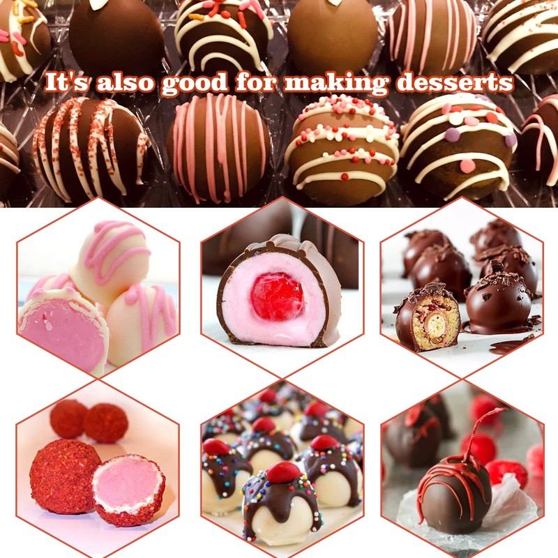 2 Pcs Silicone Molds for Chocolate Covered Cherries Making, 15-Cavity Candy B... gallery