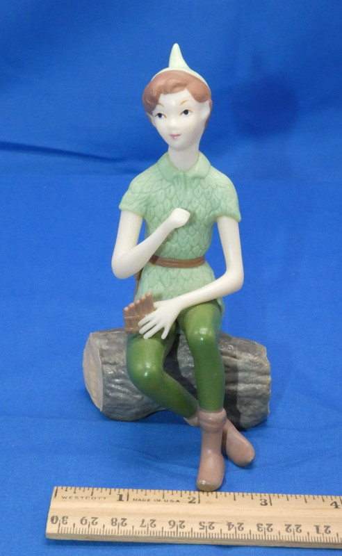 Wilton Peter Pan Cake Topper 6in Figure Hard Plastic Hong Kong 1972 Vintage gallery