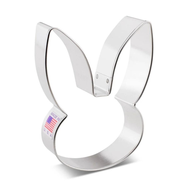 Bunny Face Easter Cookie Cutter Ann Clark Metal Baking Tool Parties, Crafts