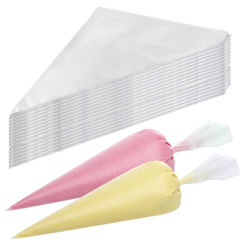 400 Pcs Piping Bags Disposable 12 Inch Anti-Burst Pastry Bags, Tipless Icing …