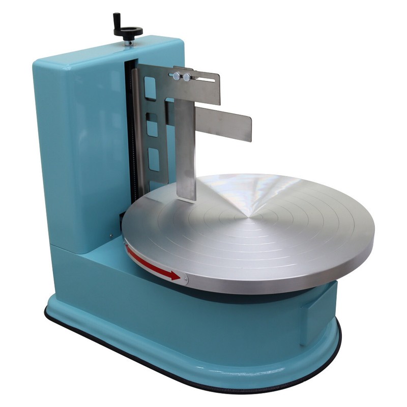 Green Cake Cream Automatic Spreading Coating Machine Electric Smearing 4-16in