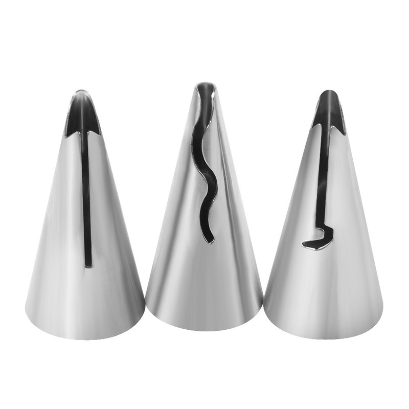 7x Stainless Steel DIY Pastry Fondant Cake Icing Piping Nozzles Decorating T NEW gallery