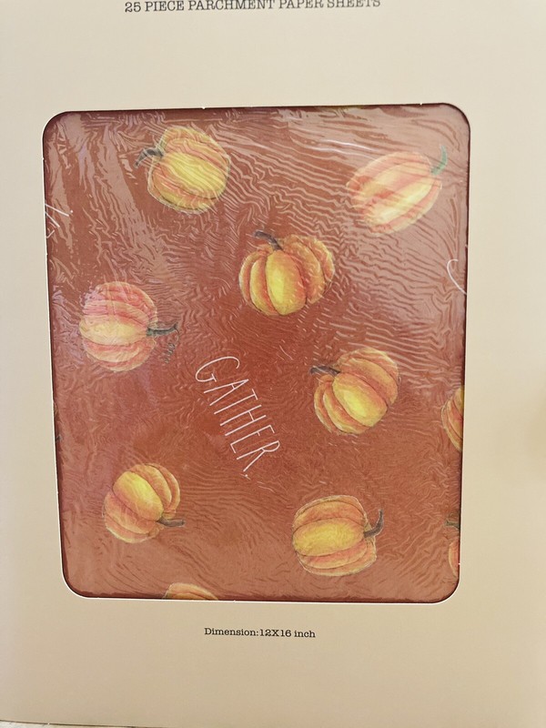 RAE DUNN GATHER 12 x 16 Parchment Paper Sheets - 25 pc gallery