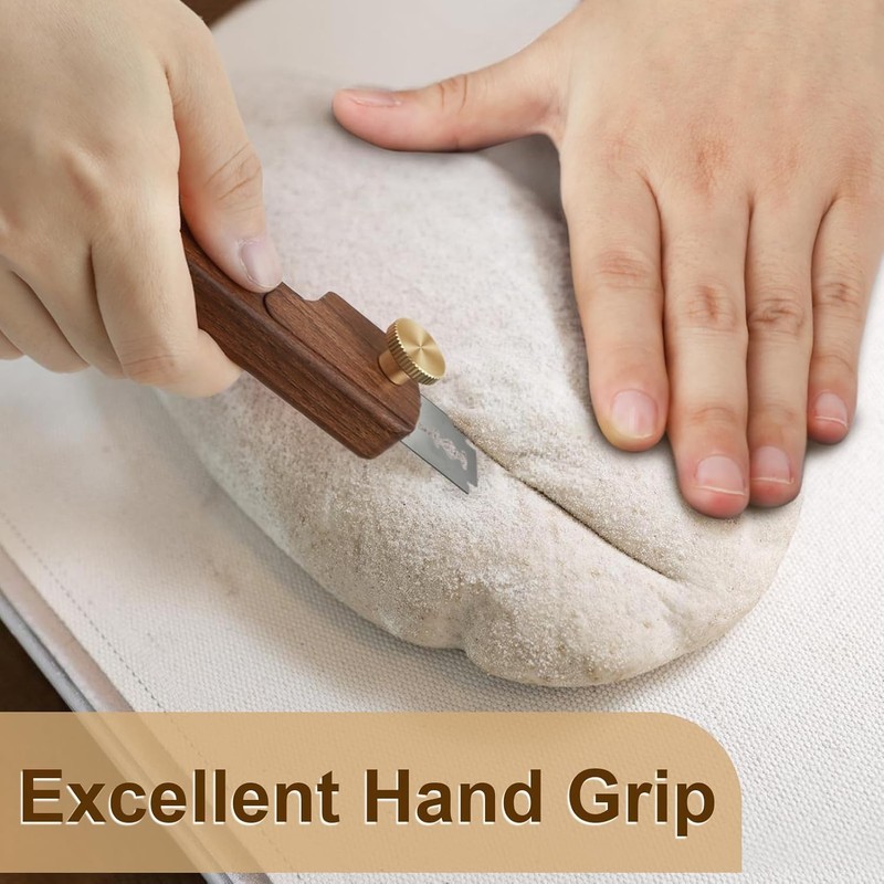 Magnetic Wooden Bread Lame Dough Scoring Tool,Hand Crafted Sourdough Lame gallery