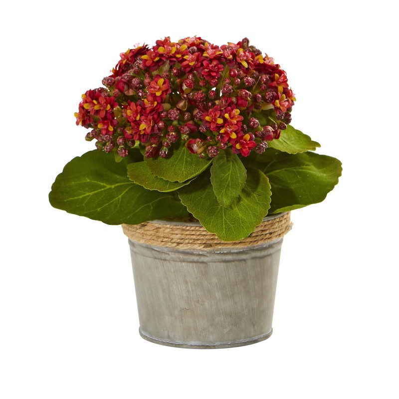 Nearly Natural Kalanchoe Artificial Arrangements Set Of 3 gallery