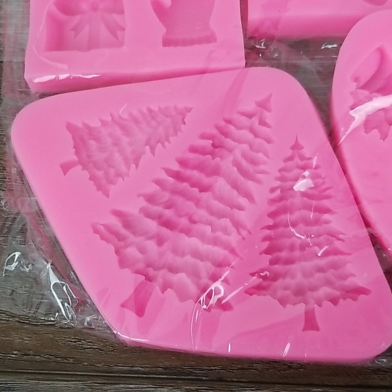Christmas Silicone Molds Snowflake Molds Mini Xmas Fondant Chocolate Candy Cake gallery